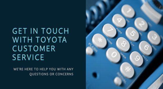 Toyota Customer Service Number